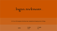 Desktop Screenshot of loganrockmore.com